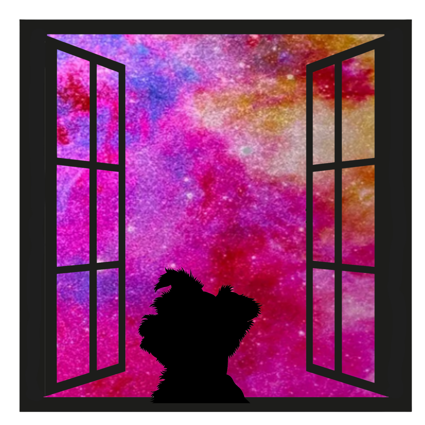 Suncatcher - dog galaxy