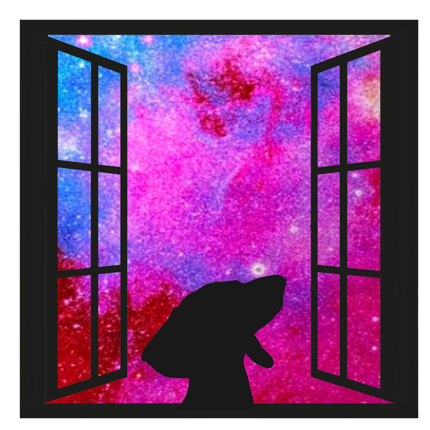 Suncatcher - dog galaxy