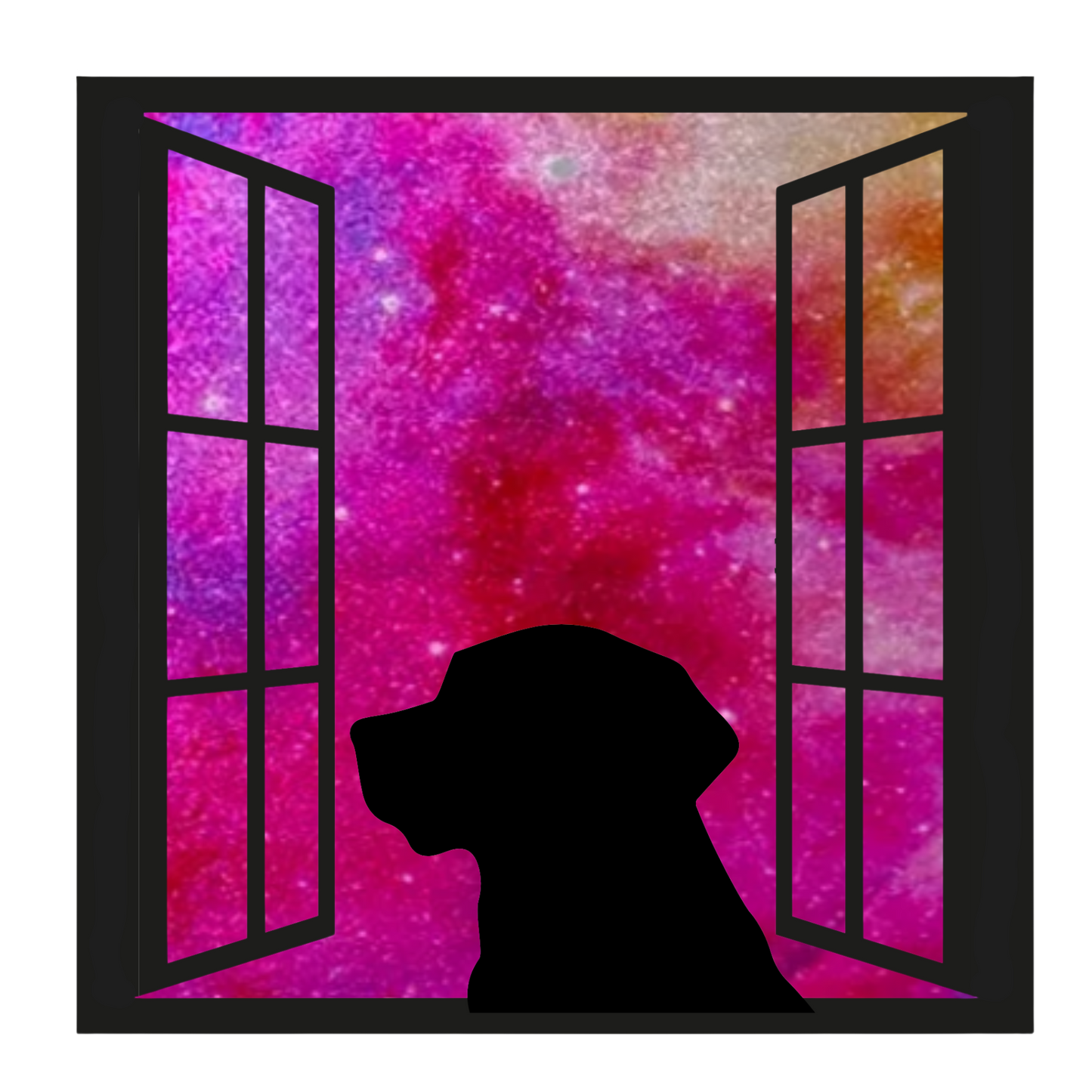 Suncatcher - dog galaxy