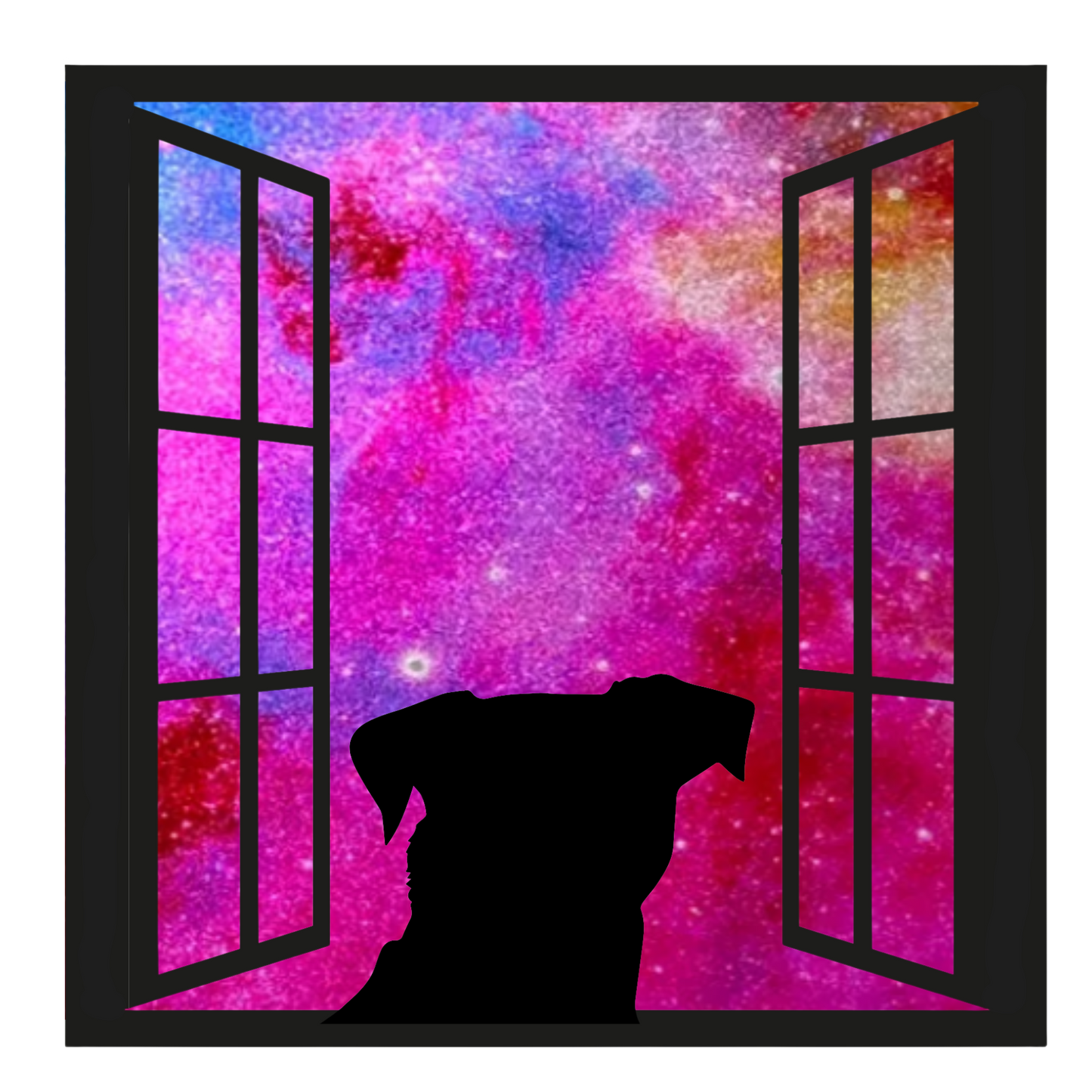 Suncatcher - dog galaxy