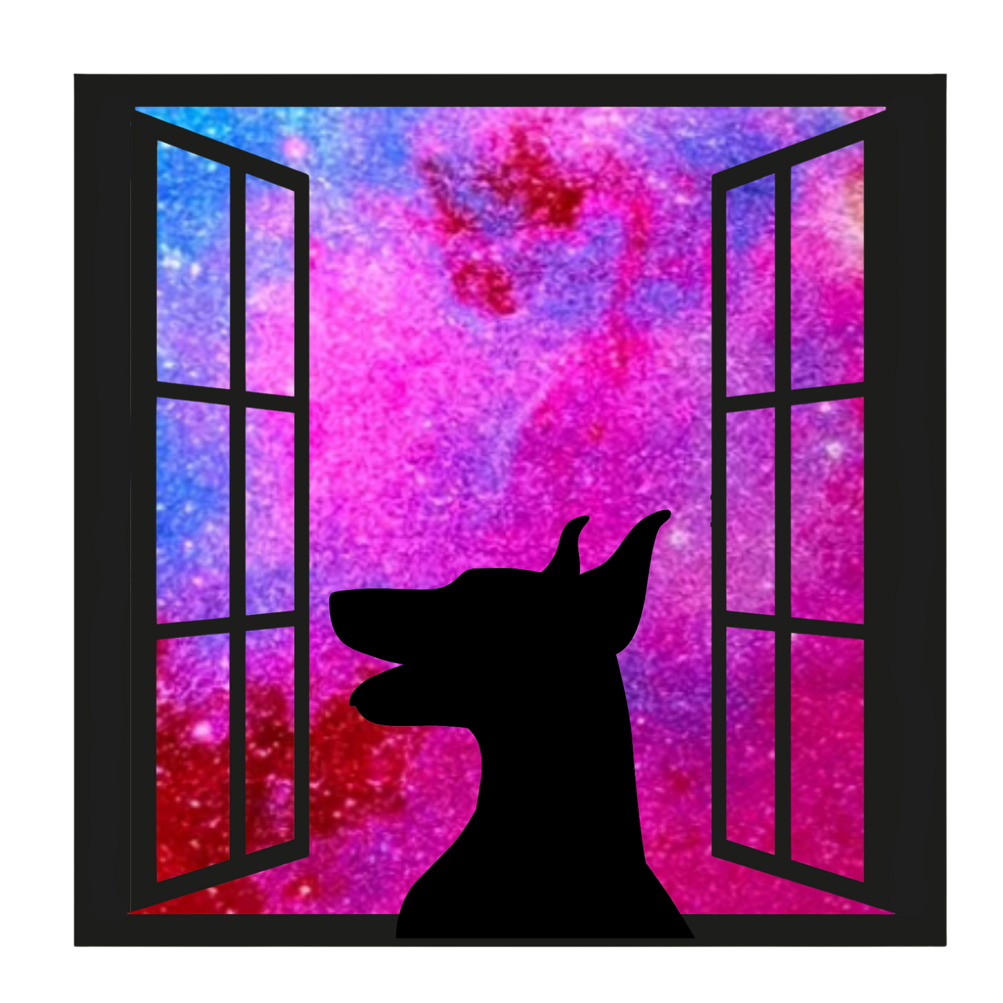 Suncatcher - dog galaxy
