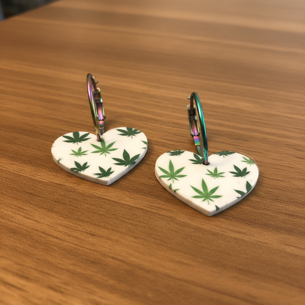 Earrings - Magic leaf 420 mary jane