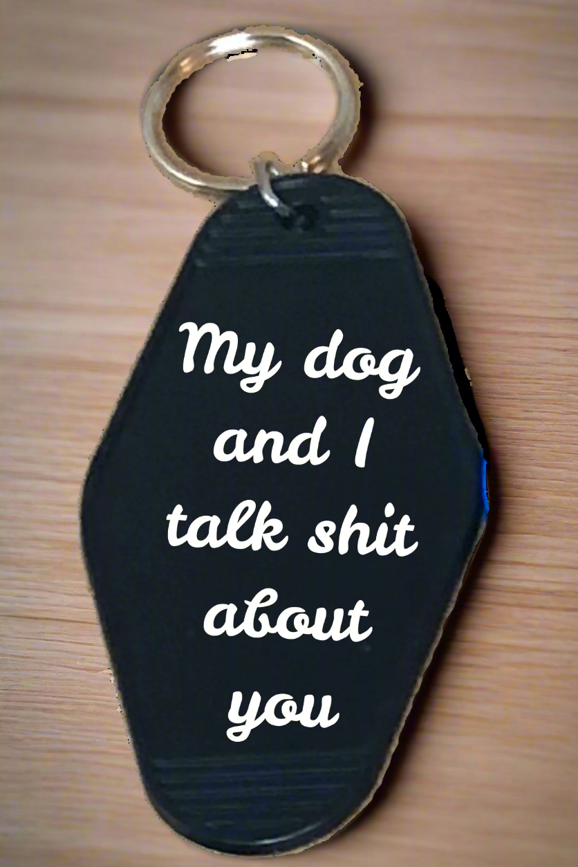 Keychain Hotel/Motel - Dog Lover