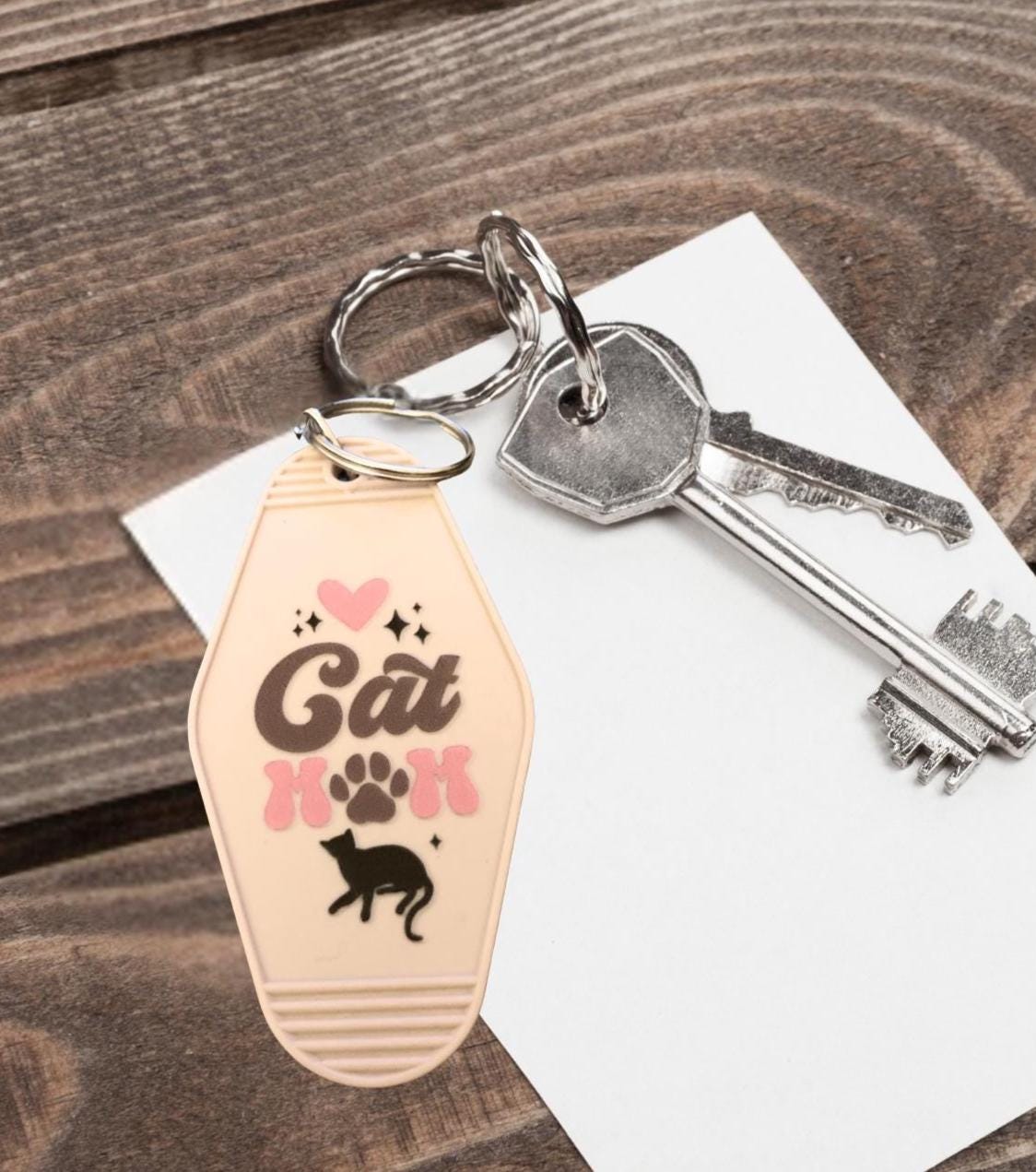 Keychain Hotel/motel cat