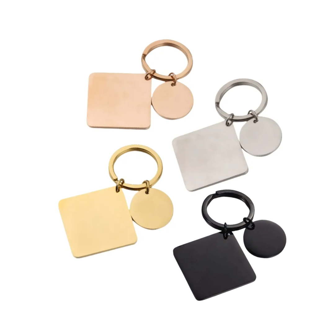 Keychain: Personalized calendar keychain, Special date, Anniversary date, Gift