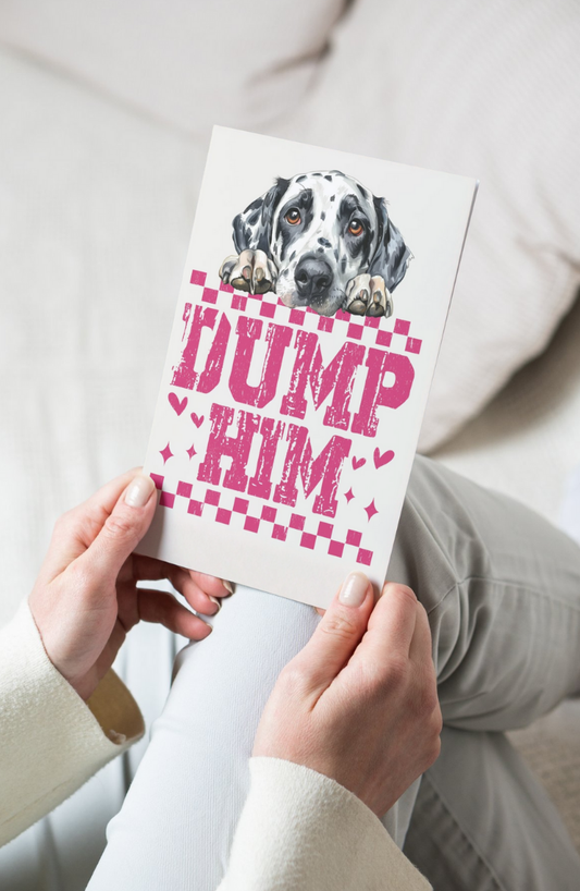 Card: Valentine/Anti Valentine - animal themed cat, dog