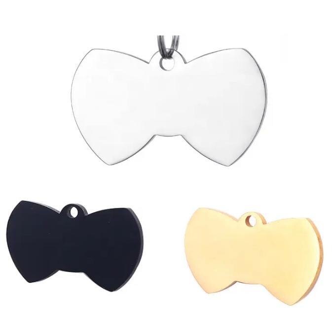 ID Tag, Personalized Bow Tie Pet ID Tag for Dog/Cat