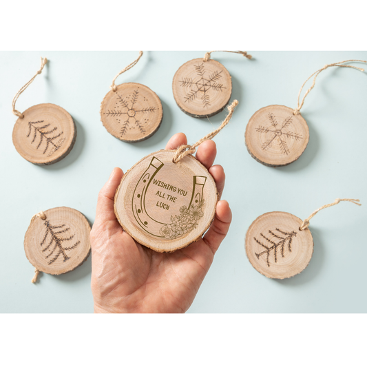 Ornament: Horse wood slice