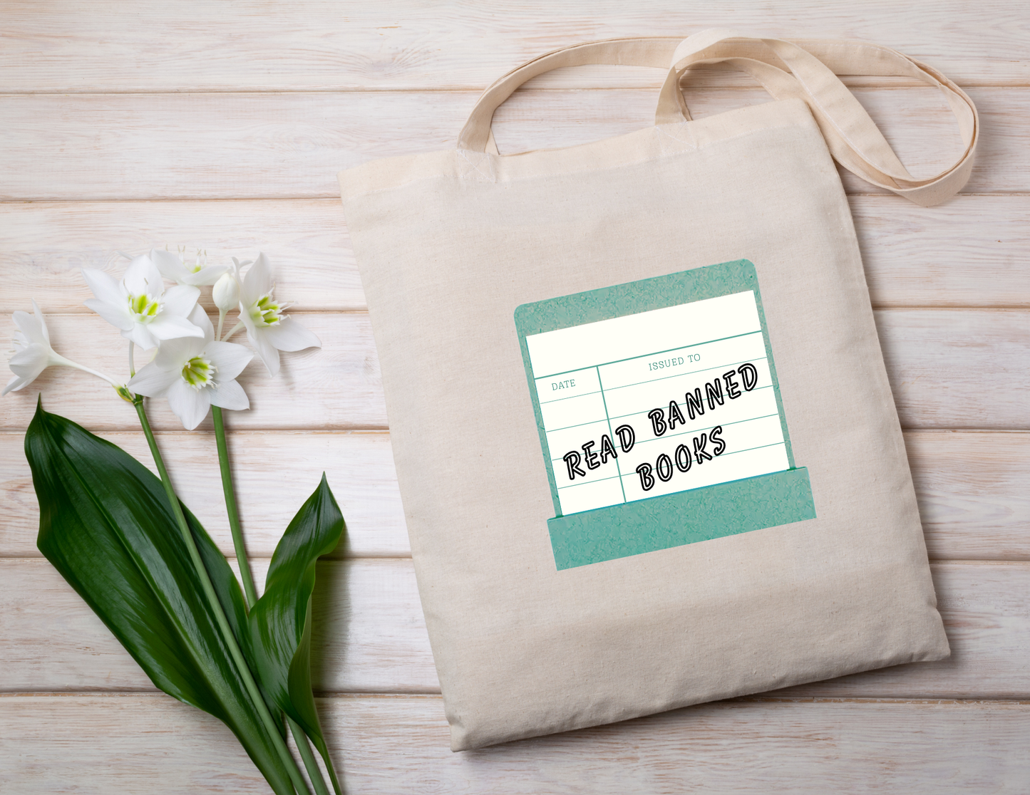 Tote bag - reading themed