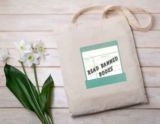 Tote bag - reading themed