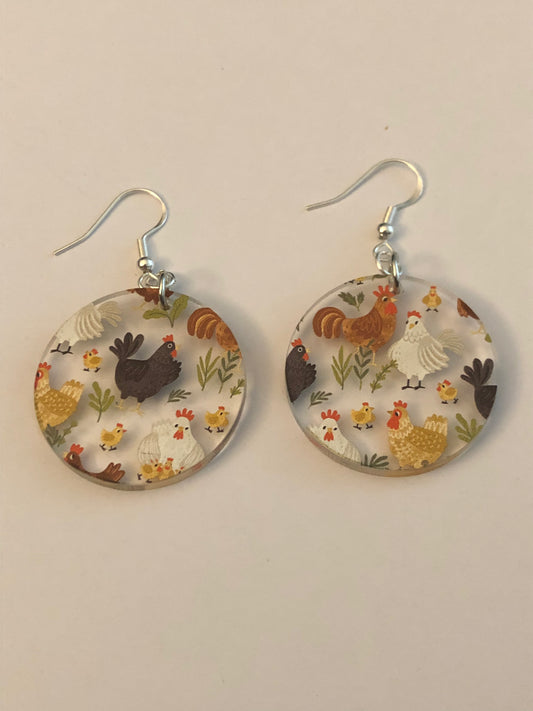 Earrings - Farm animals