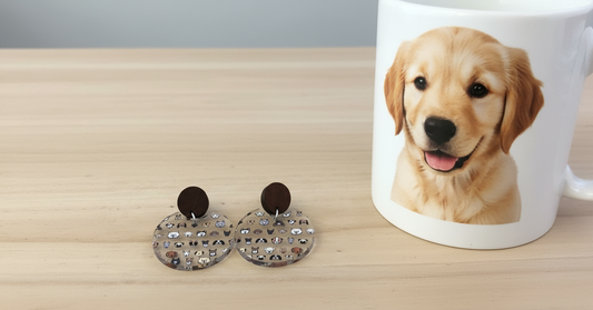 Earrings - Dog faces