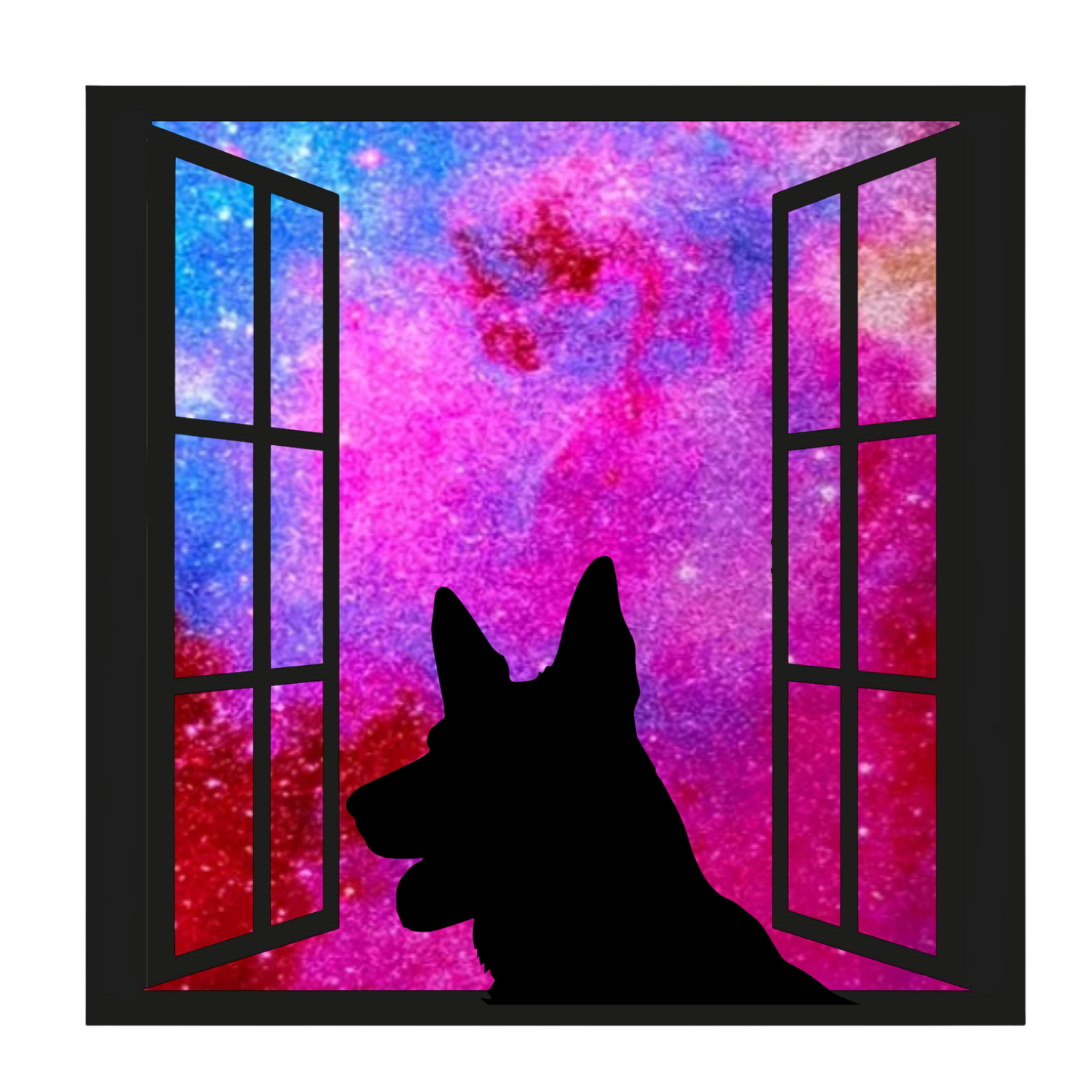 Suncatcher - dog galaxy