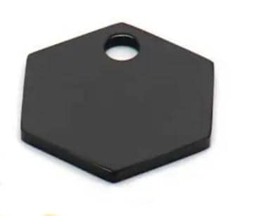 ID Tag, Personalized Hexagon Dog/Cat Tag