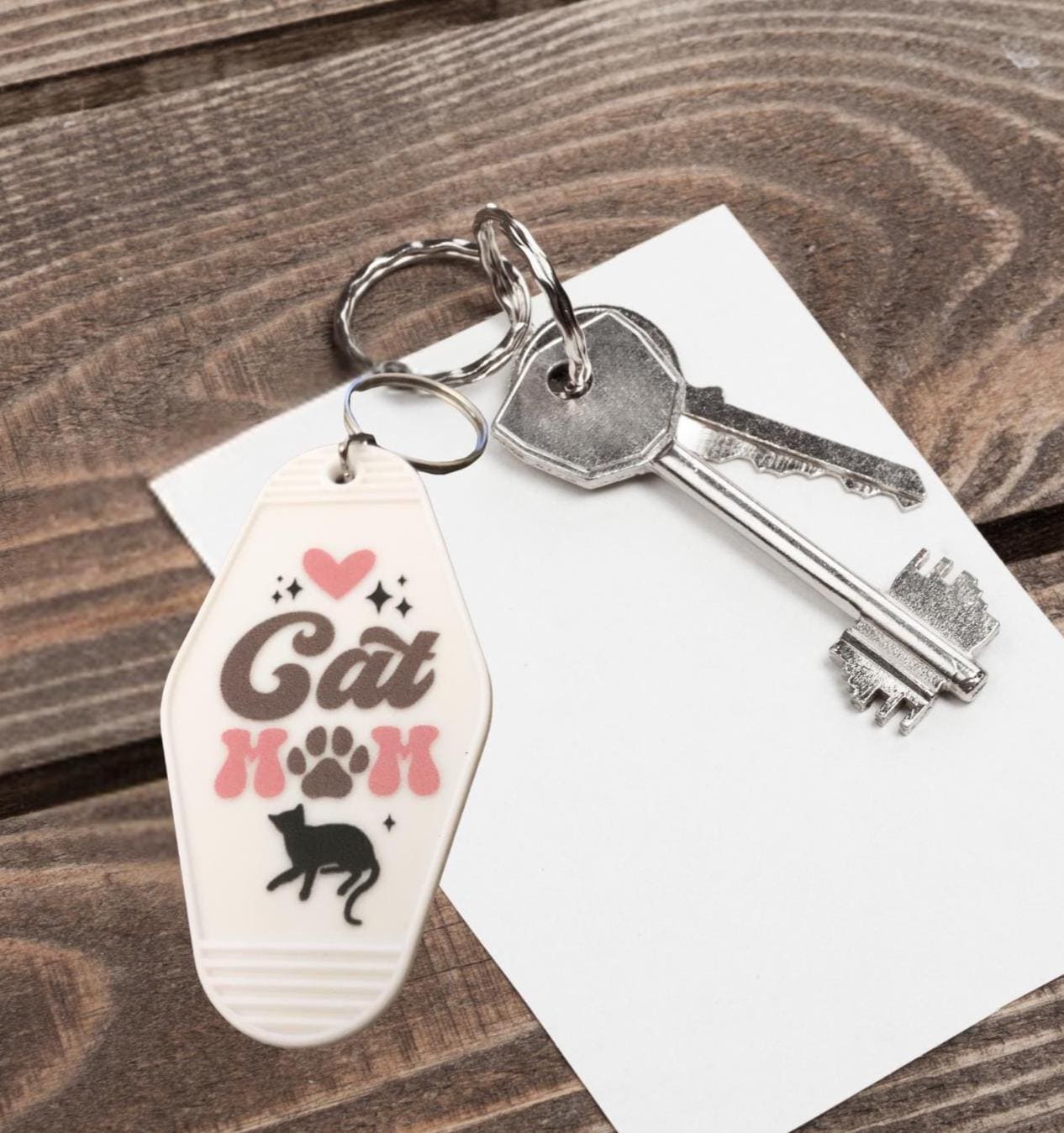 Keychain Hotel/motel cat