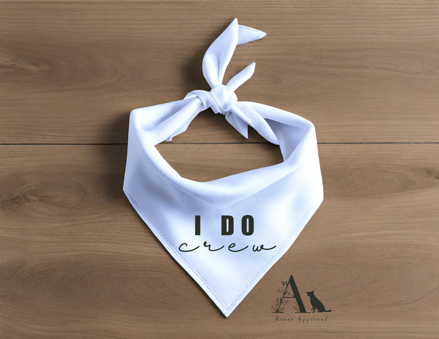 Wedding Dog Bandana | Ring Bearer, Just Married