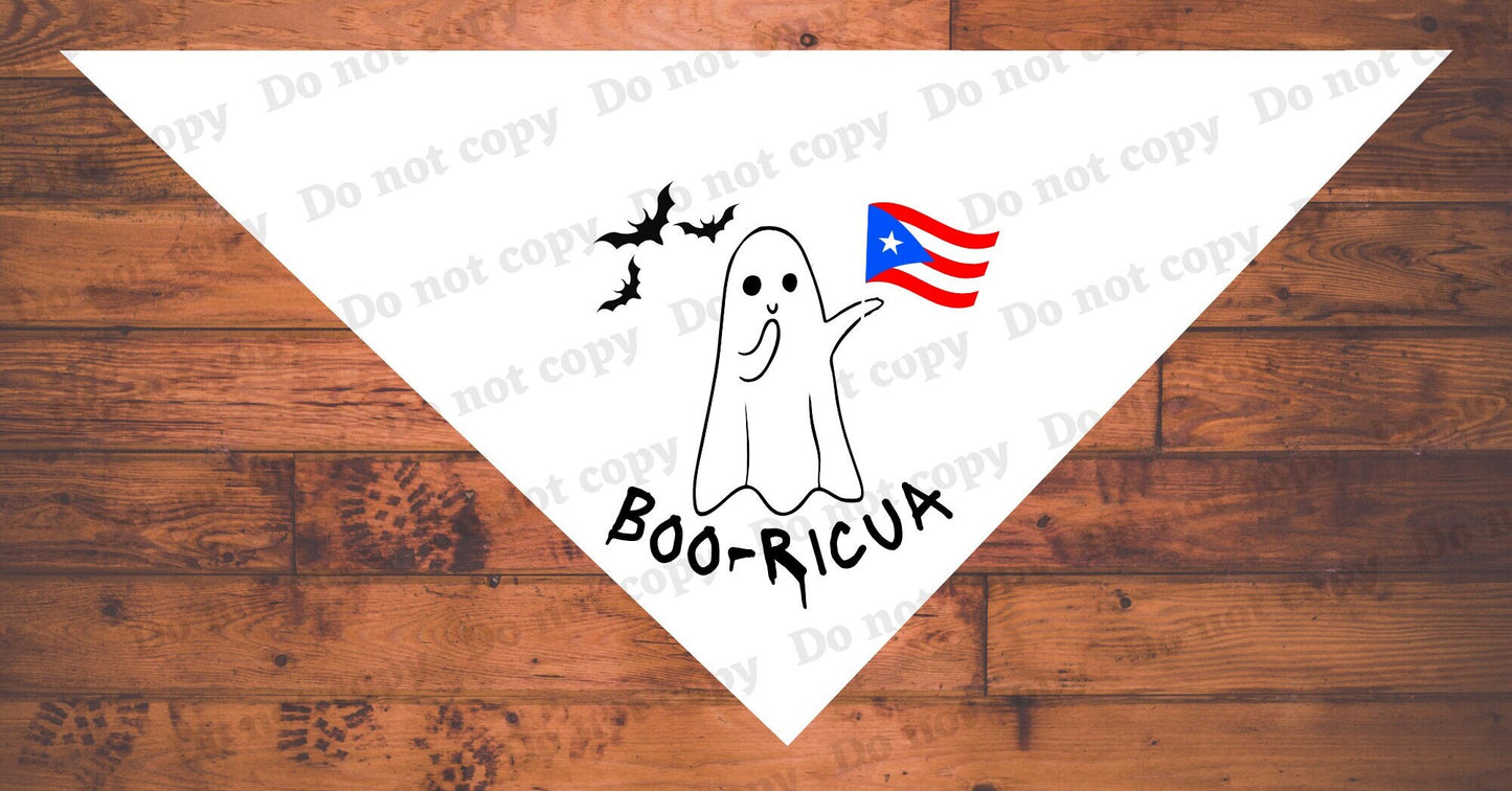 Dog bandana - S M L Hispanic Heritage Boricua Puerto Rico