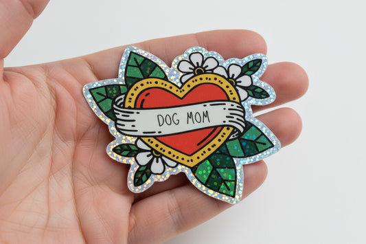 Dog mom sticker