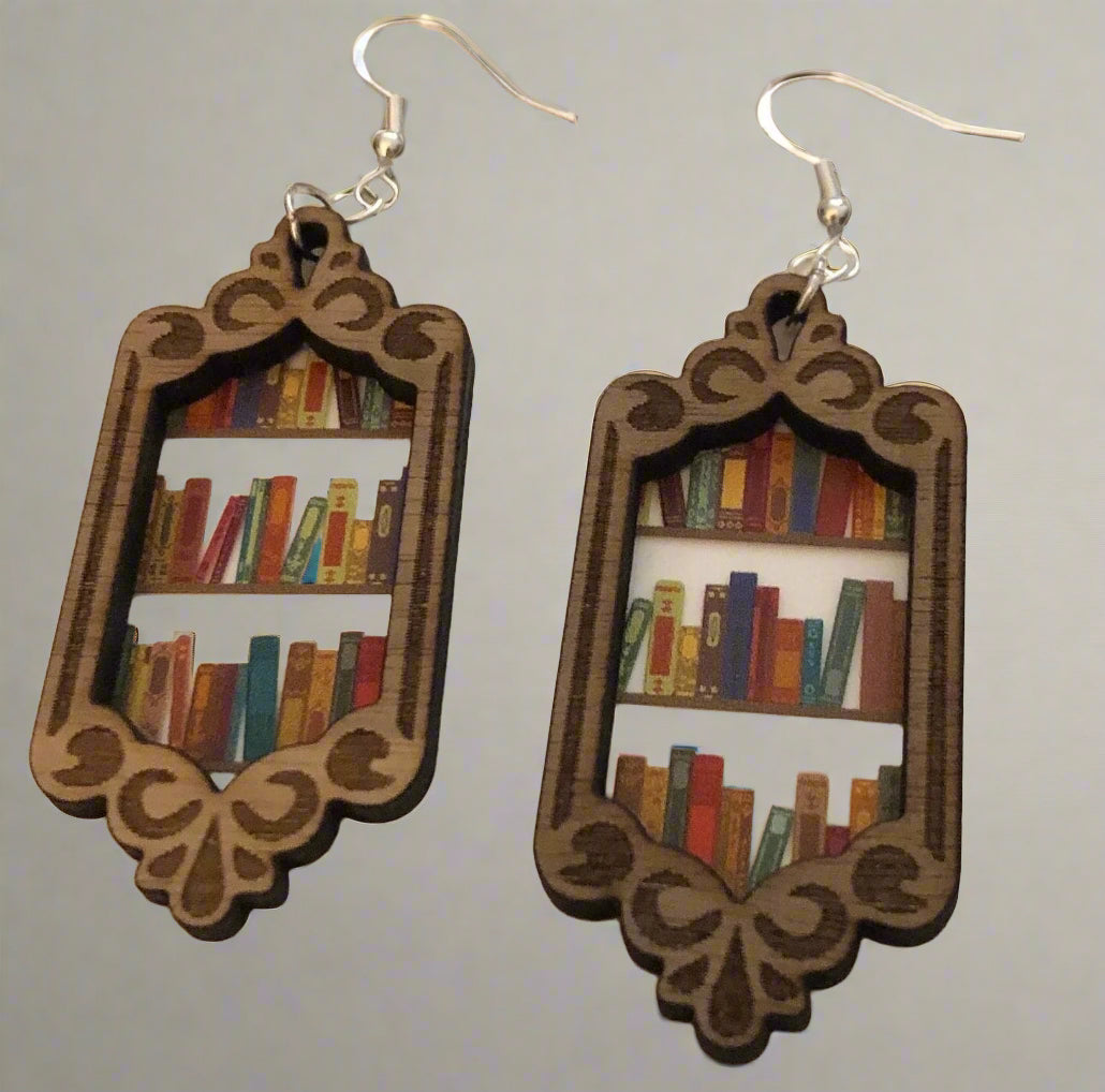 Earrings - Bookish