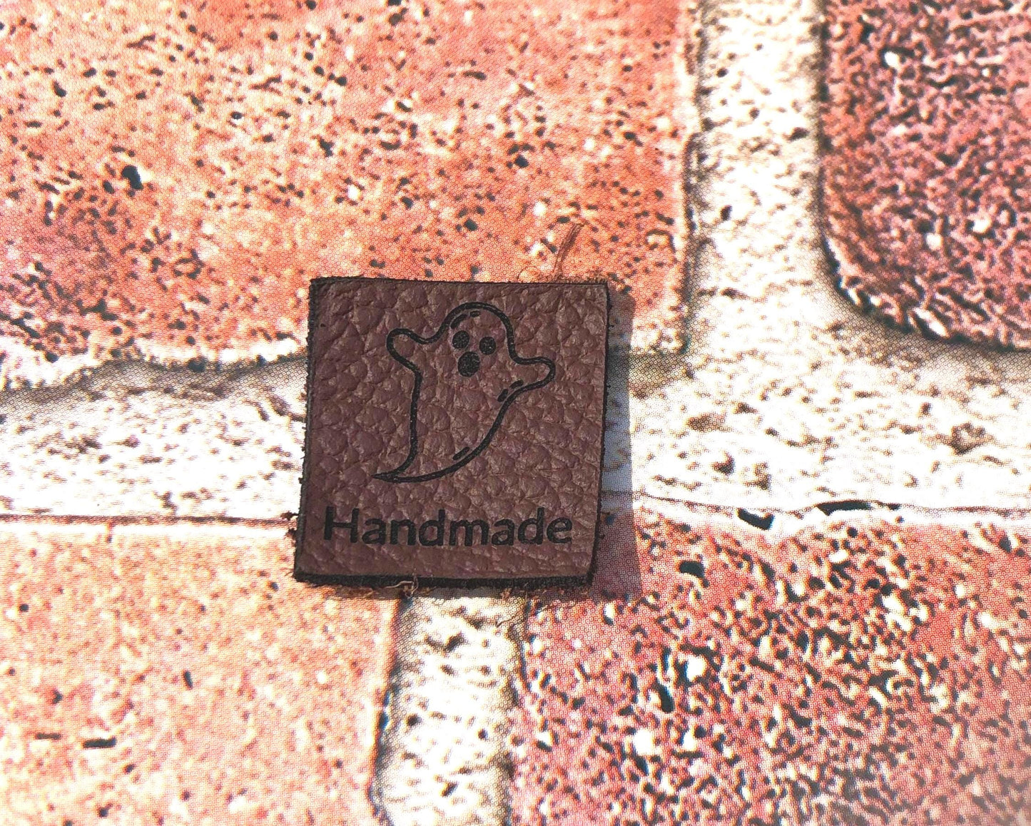 Custom leather, veg tan leather tags 5 25 pc 50 pc small perfect for bags, clothing, bandanas, etc up to 1.5” x 1.5”