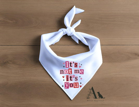 Dog bandana: S M L Anti-Valentine