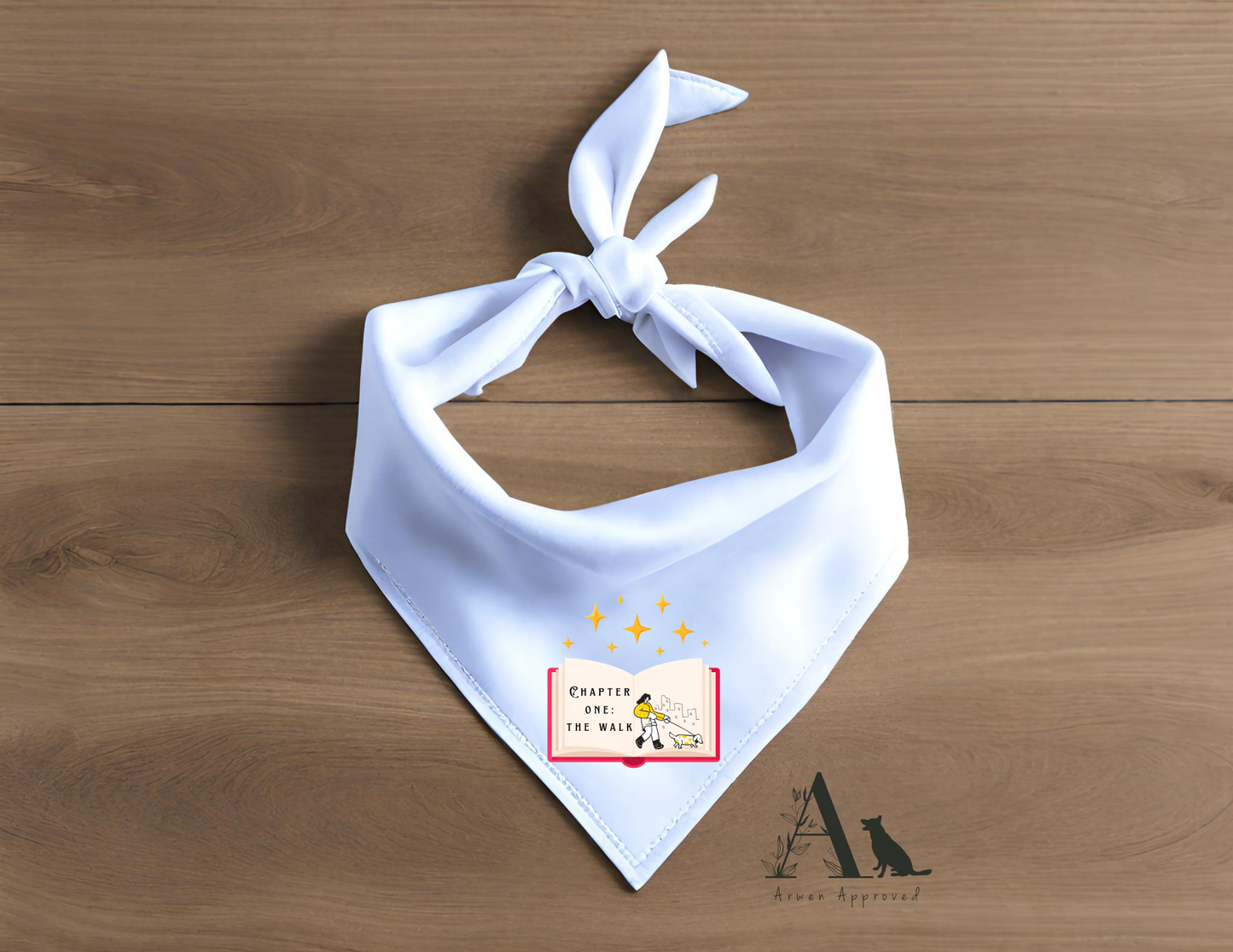 Bookish Dog Bandana | Reading Themed Pet Bandana