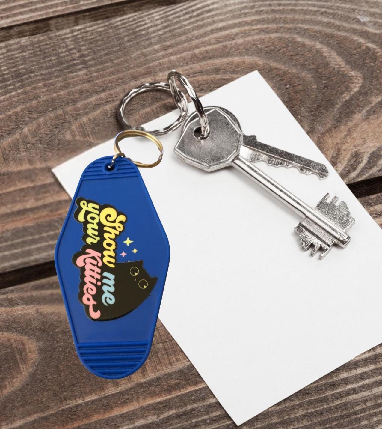 Keychain Hotel/motel cat