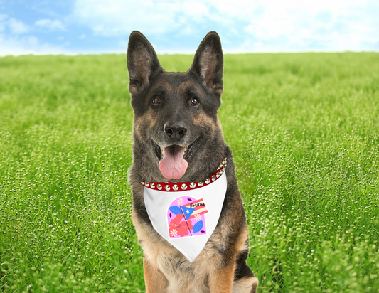 Dog bandana - S M L Hispanic Heritage Boricua Puerto Rico