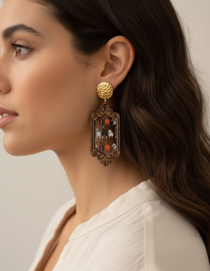 Earrings - Dog butts