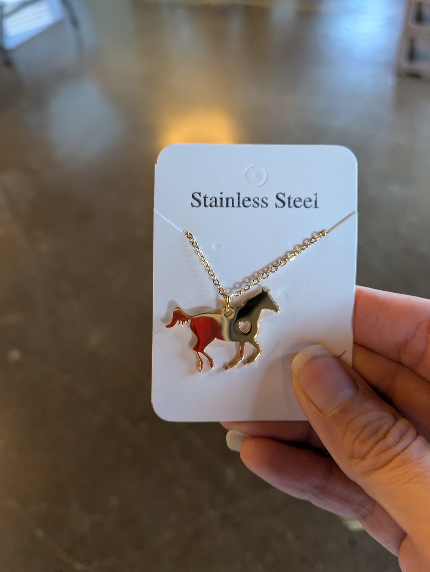 Necklace, Personalized Horse necklace, Silver, 14k gold, Horse lover, Gift for Women Men, horse necklace