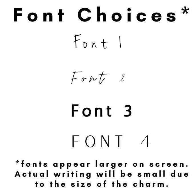 Personalized Oval Bar Charm, Bracelet, Gift for Women Men