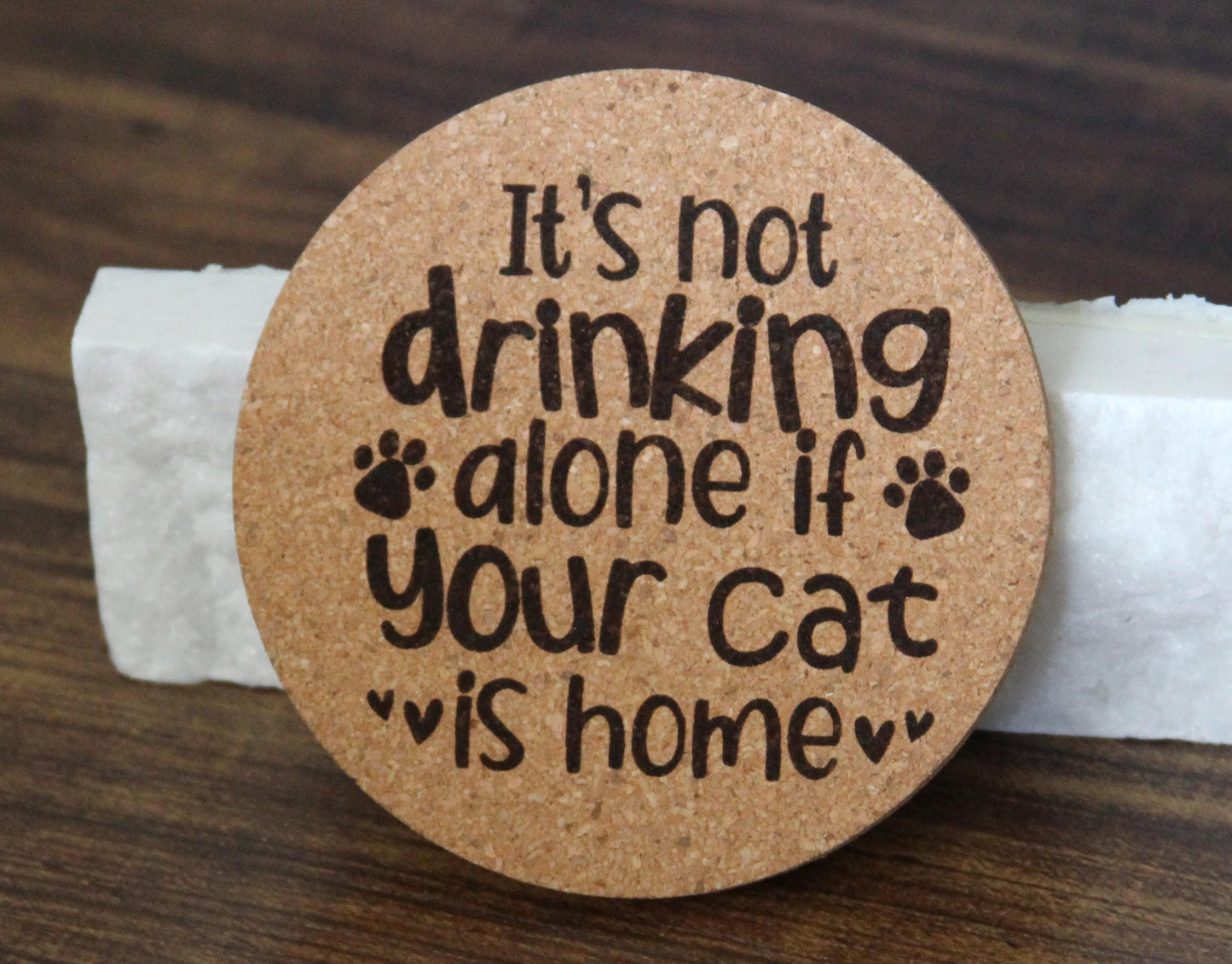 Coaster cork coasters dog lover alcohol sayings