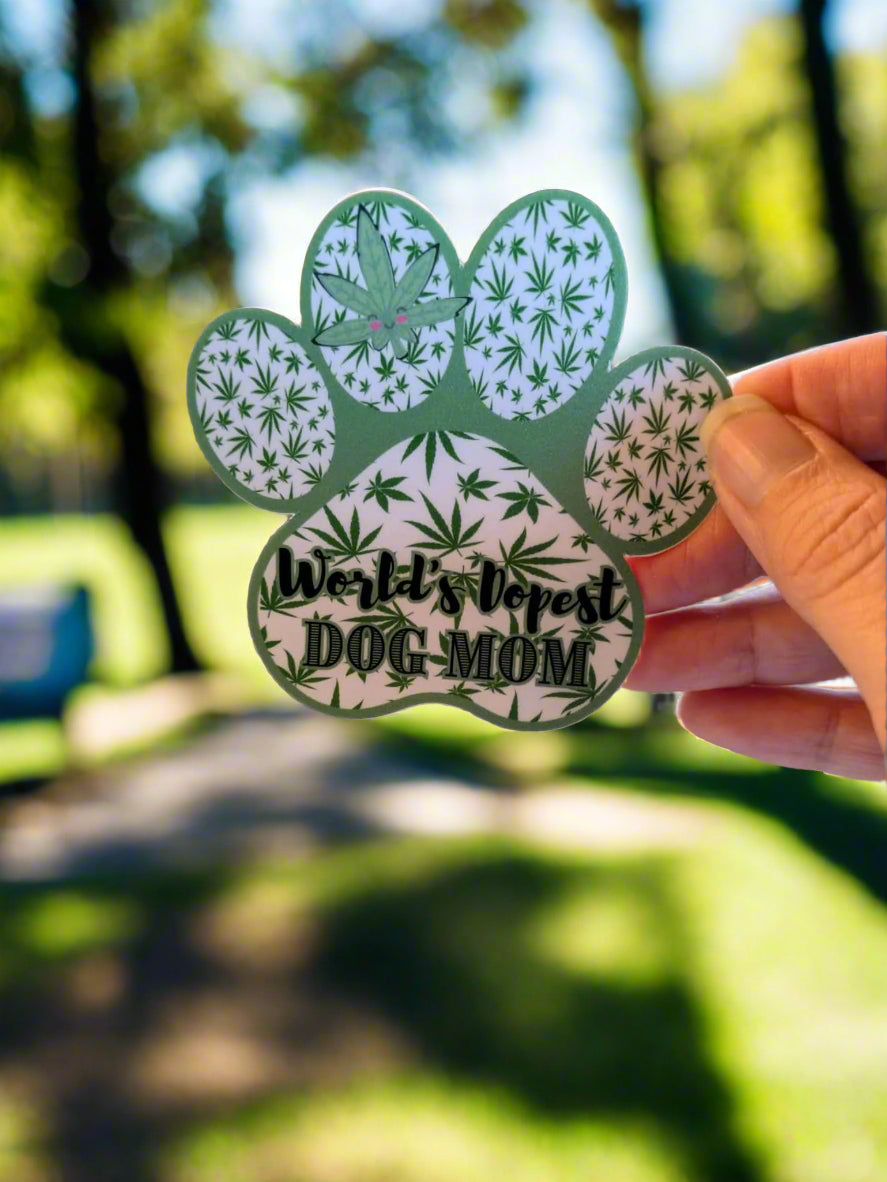 Sticker: World's dopest dog parent/cat parent